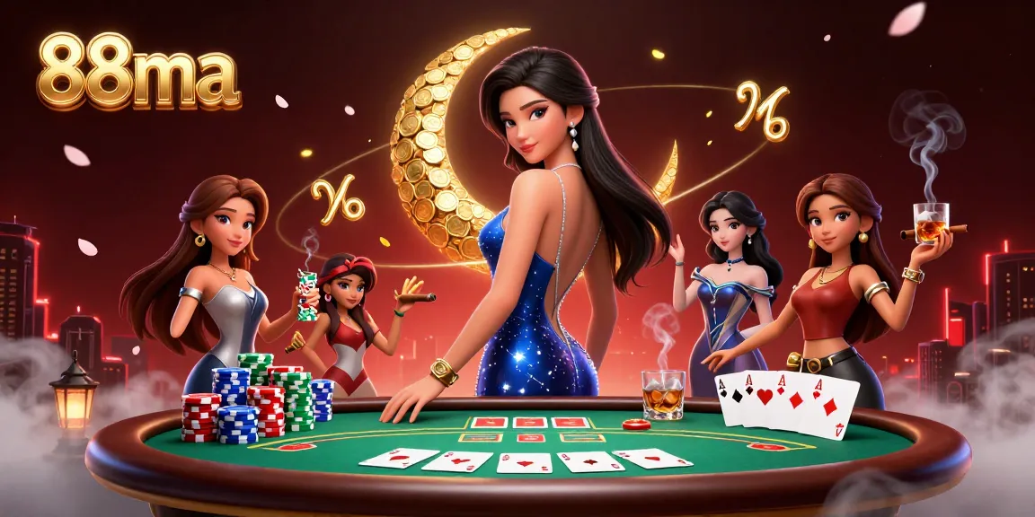 Engage in thrilling poker at 88ma with an elegant gaming atmosphere and vibrant visuals.