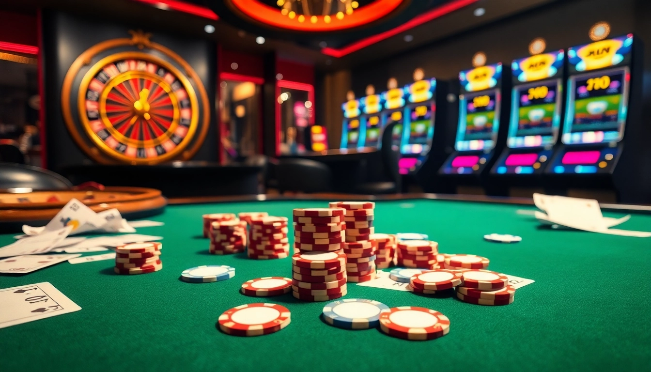Experience excitement at the table with chips and cards at https://mm88.moe/ online casino.