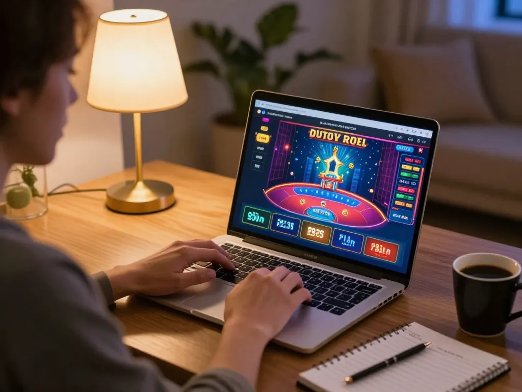 Engaging online gaming scene with alc88 homepage open, illustrating strategic poker gameplay