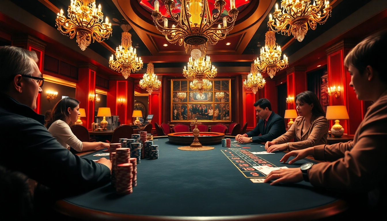 Experience the thrill of winning at https://urr88.com/ with a luxurious poker game scene.