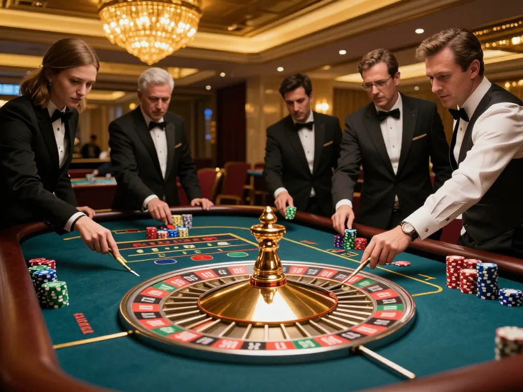 Experience the thrill of roulette at hay88x, where intense gameplay meets luxury atmosphere.