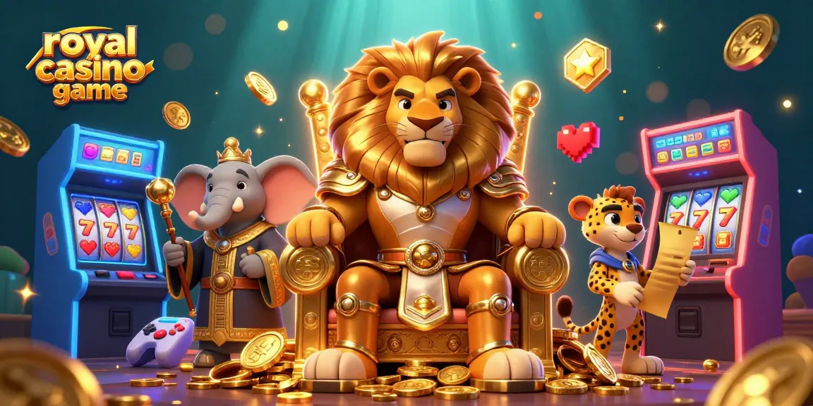 Experience the excitement of the royal casino game with immersive characters and vibrant gaming elements.