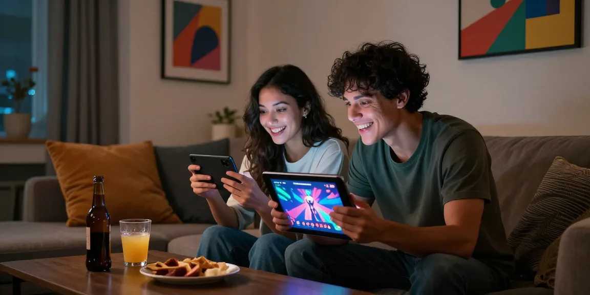 Couple enjoying degrees of lewdity in cozy living room