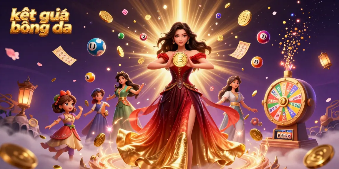 Experience breathtaking kết quả bóng đá surrounded by vibrant lottery elements in a stunning digital illustration.