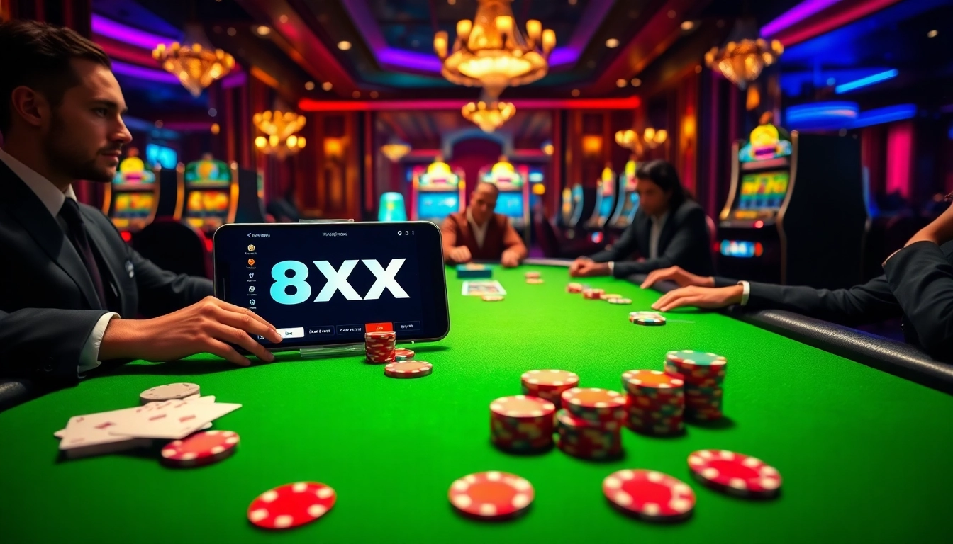 Experience excitement and luxury at the table with 8XX space's vibrant poker gameplay.