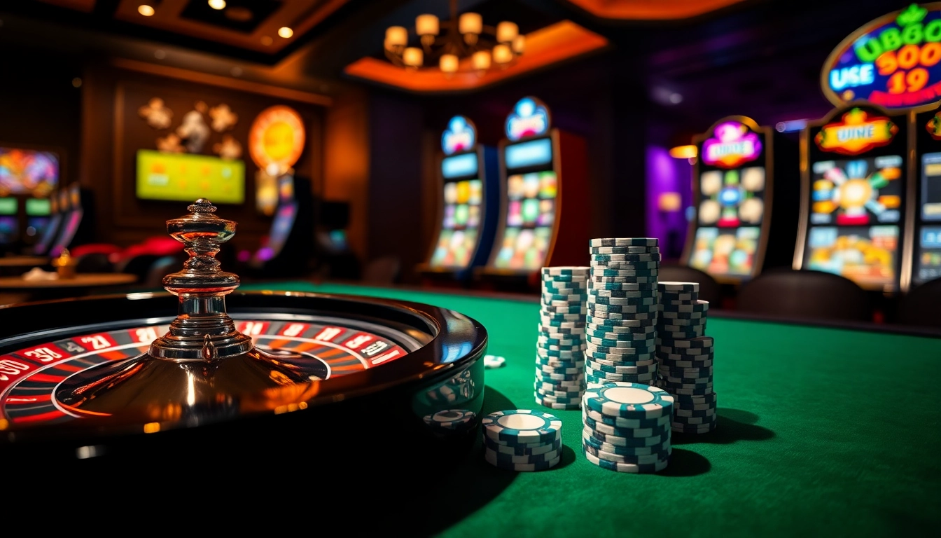 Experience the thrill of U888 with vibrant games and elegant casino setups for an exciting adventure.