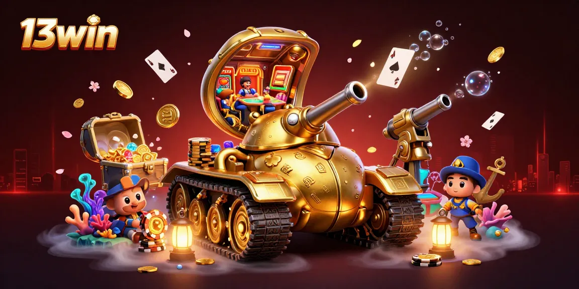 Join the excitement at 13win's dynamic casino scene with vibrant visuals and thrilling gameplay elements.