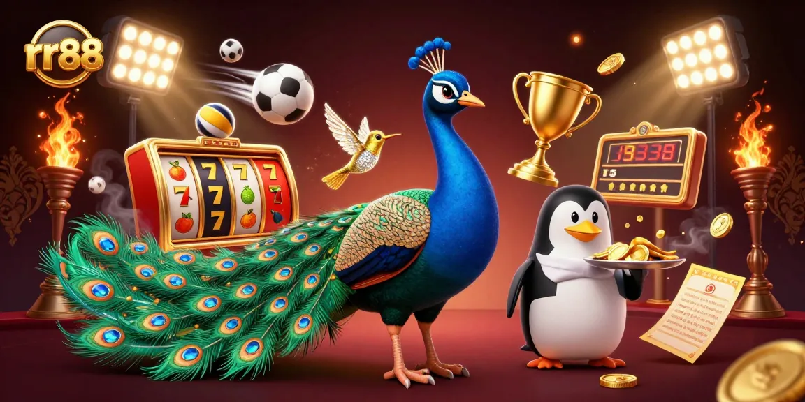 Experience thrilling jackpots at rr88 with dynamic 3D casino elements, showcasing excitement and gaming action.