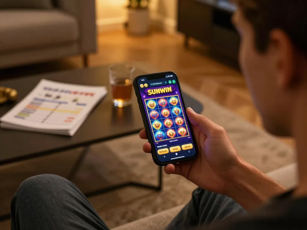 Engage in exciting gameplay with tải sunwin on your mobile device in a cozy setting