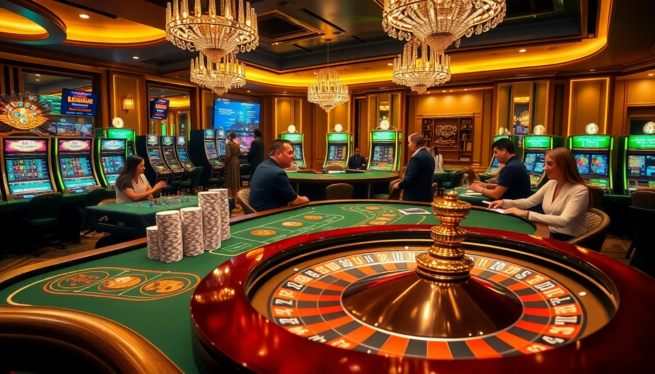 Players engaging with the vibrant 789F casino environment featuring live dealers and dynamic gaming experiences.