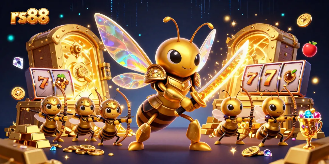 Experience the thrill of rs88 gaming with a vibrant 3D casino scene featuring samurai and treasure.