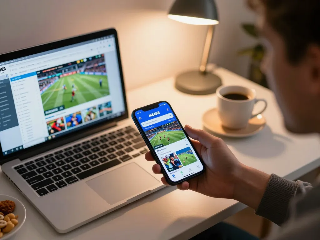 Engaging in live sports betting on MAX88 mobile app, showcasing odds and event interface.