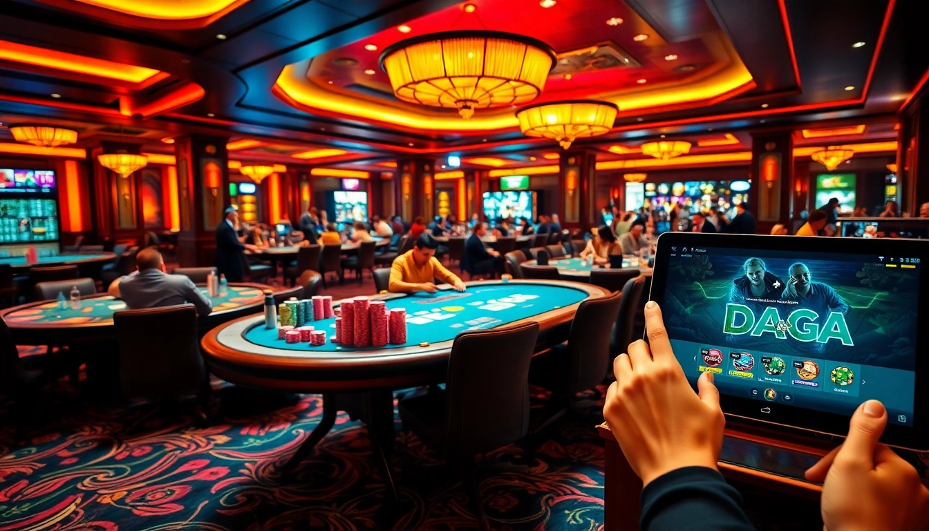 Engage in thrilling poker at DAGA link casino with vibrant tables and expert players.