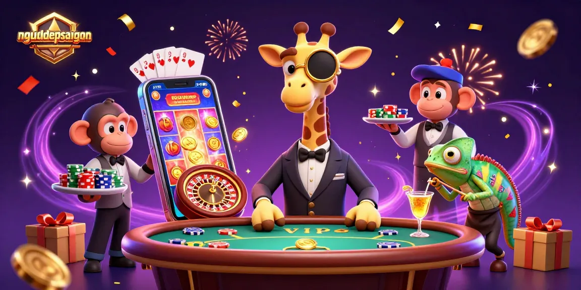 Experience the thrill of nguoidepsaigon's online gaming with rich casino elements and vibrant characters.