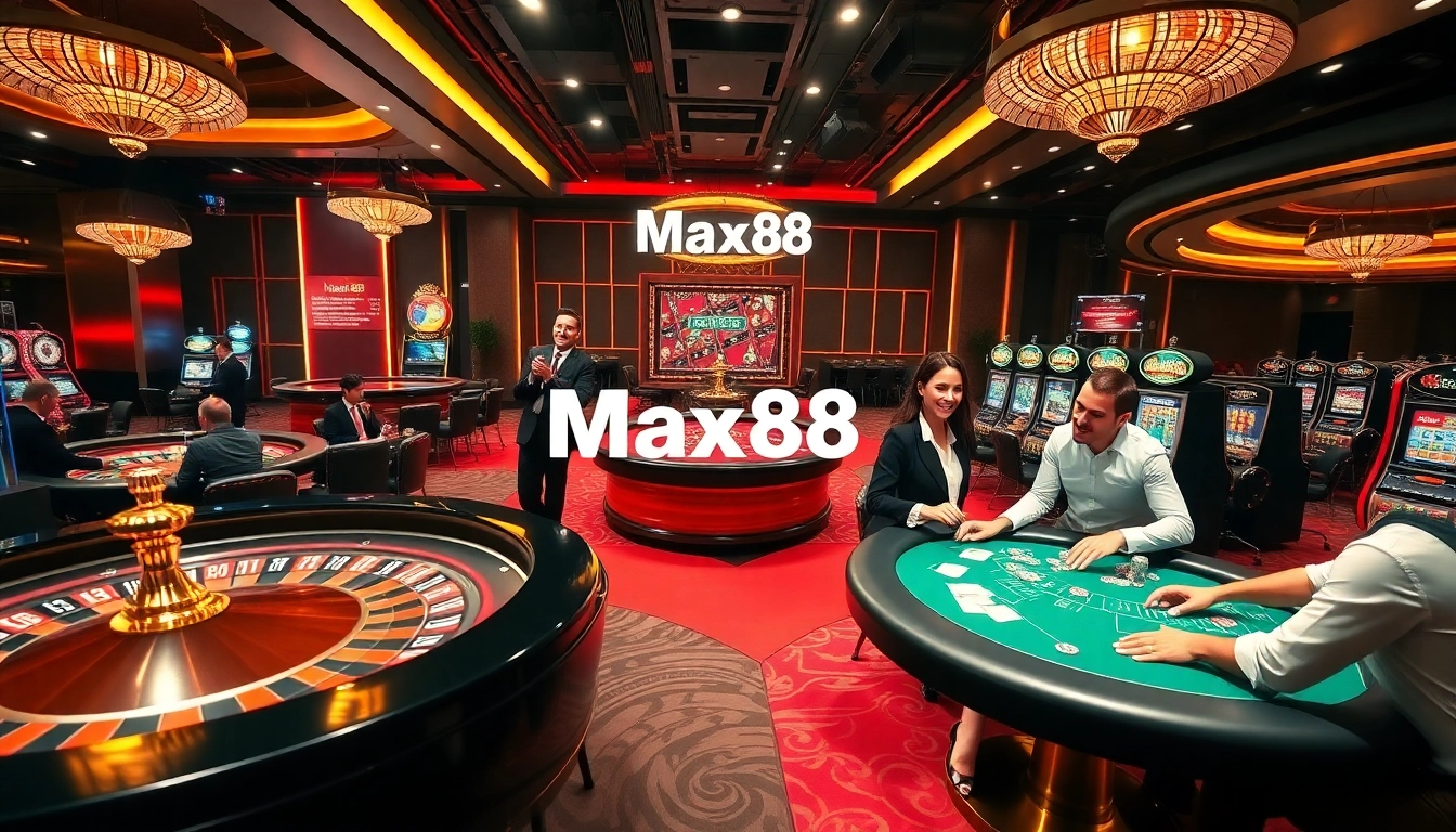 Experience the excitement of betting at nhà cái max88 with vibrant casino games and professional dealers.