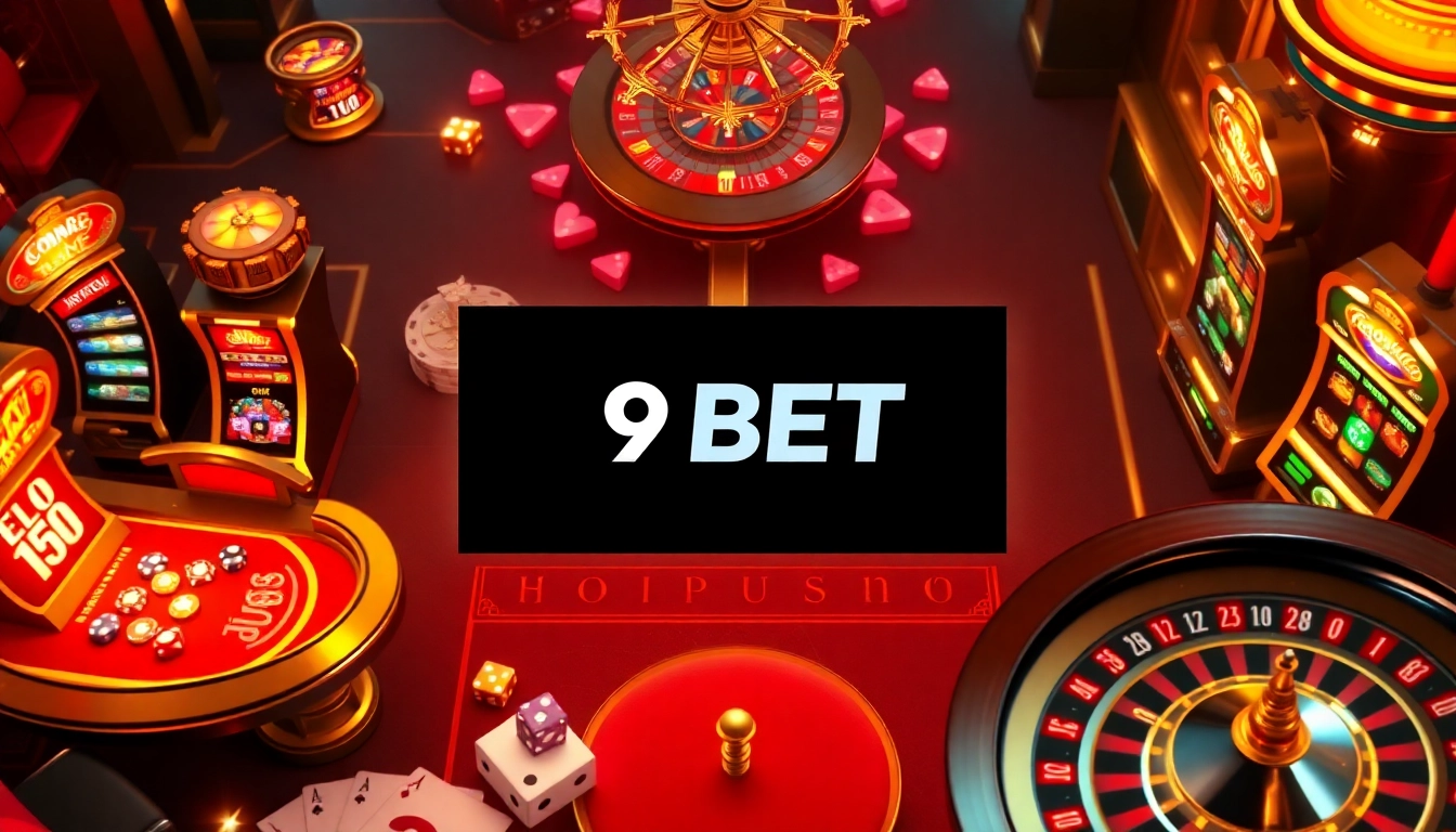 Exciting gaming action on the trang chủ 9bet with luxurious casino elements and vibrant visuals.