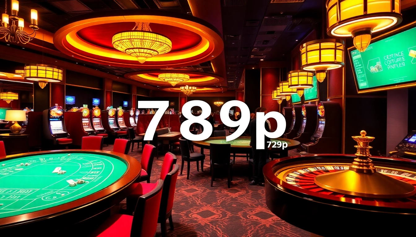 Players enjoying thrilling casino games at 789p, showcasing vibrant tables and engaging gameplay.