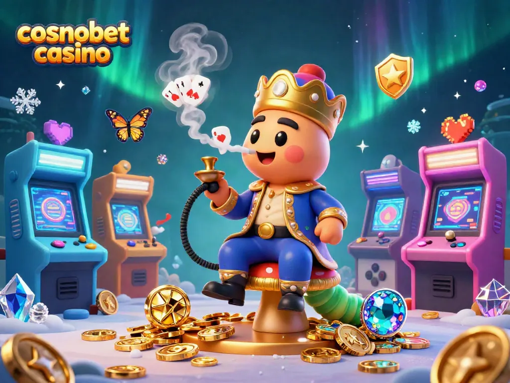 Experience winning thrills at cosmobet casino with vibrant casino elements and colorful arcade vibes.