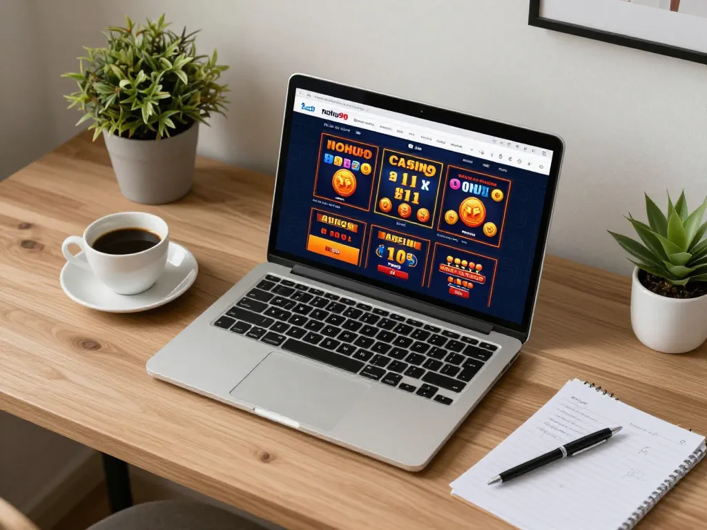 Nohu90 users engaging with dynamic online casino games in a cozy workspace.