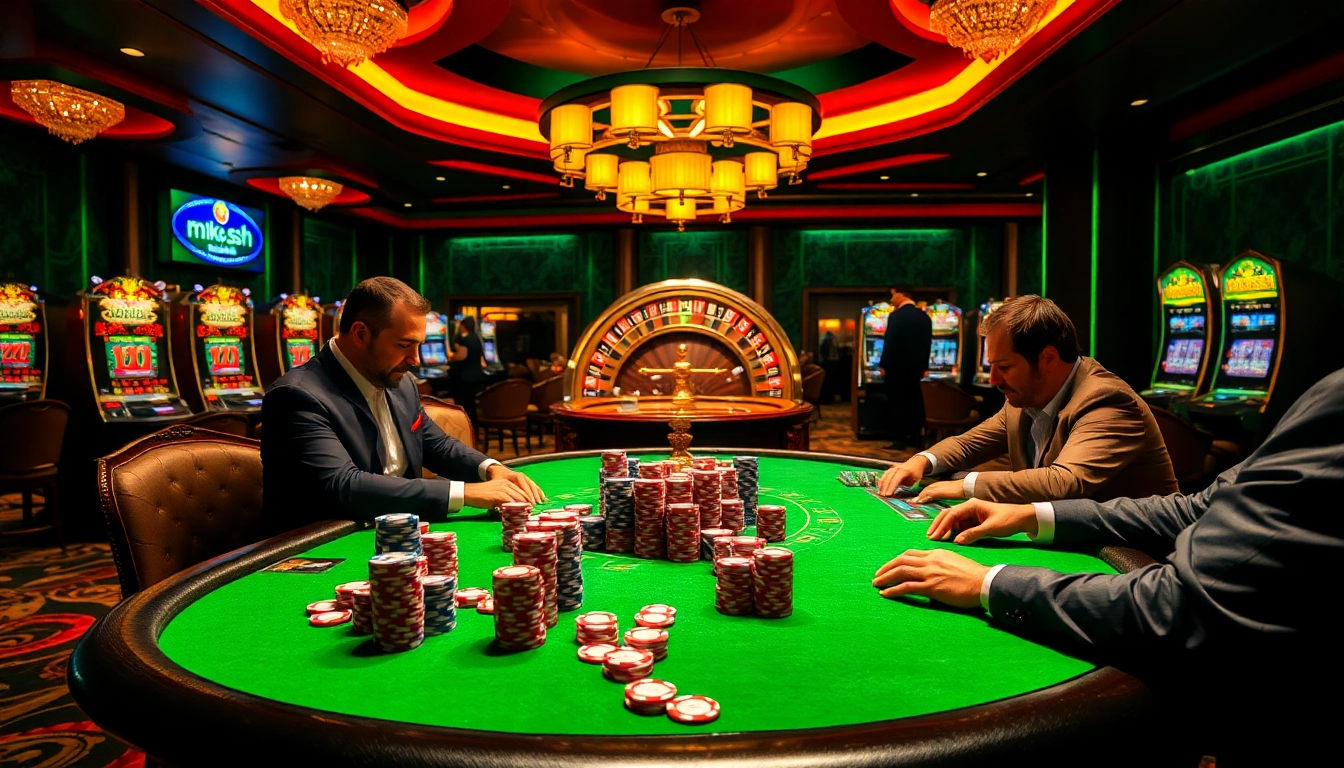 Experience thrilling gameplay at mk8.sh with vibrant casino tables and high-stakes poker action.