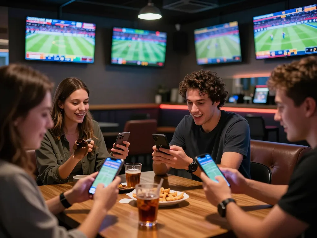 Fans placing bets on 11bet while enjoying the excitement of live sports events.