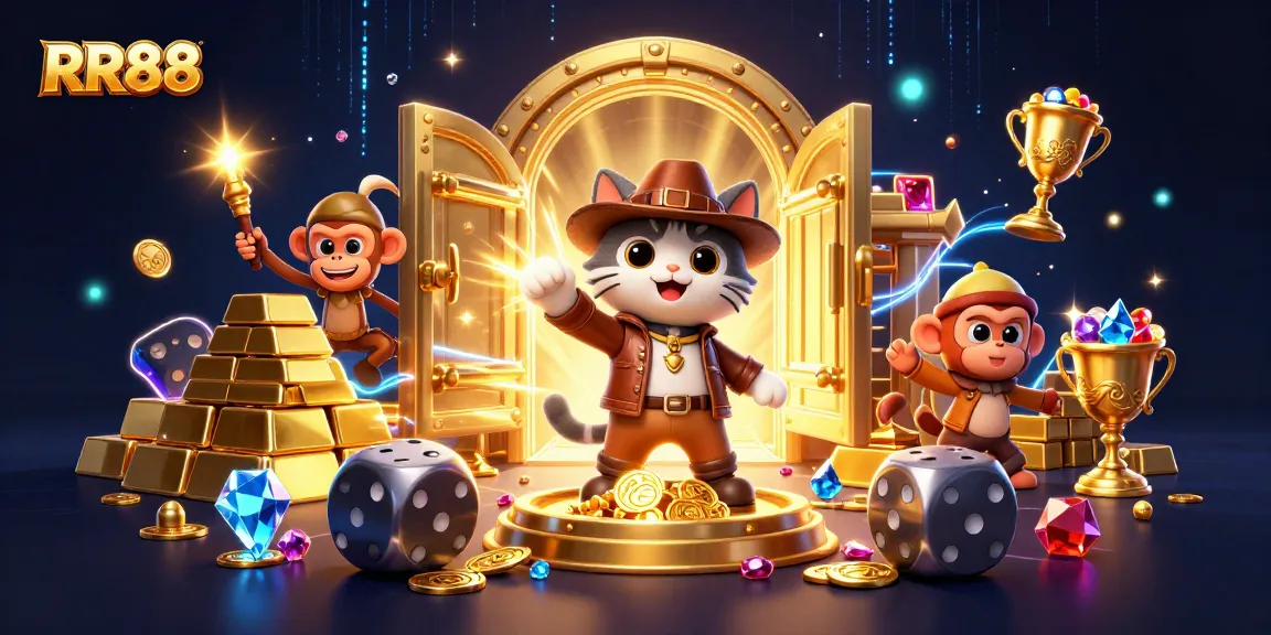 RR88 invites players to discover golden casino artifacts in an exciting, immersive treasure scene.