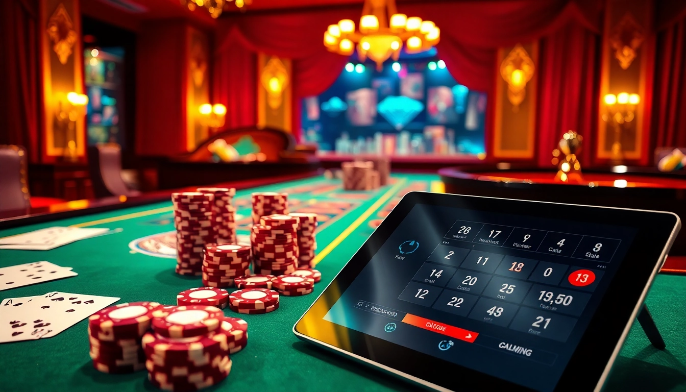 Engage with f168biz.com as players enjoy luxurious casino gaming featuring poker chips and cards.