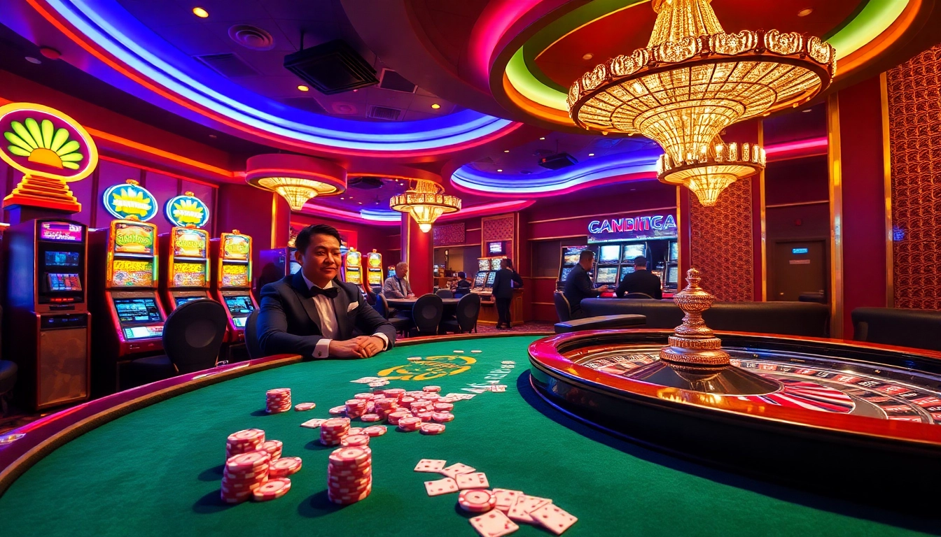 Experience the excitement of high-stakes gaming at newphim's luxurious casino.