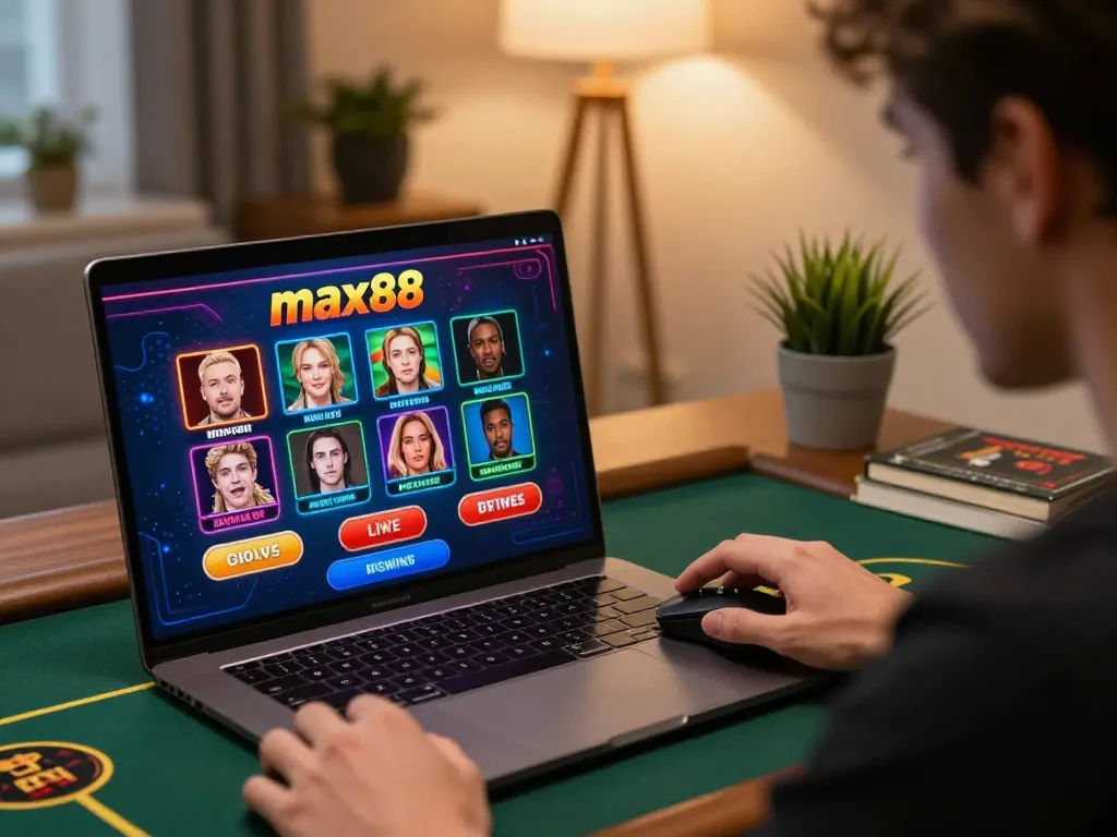 Experience exciting games on max88 with interactive online gaming setups in cozy environments.