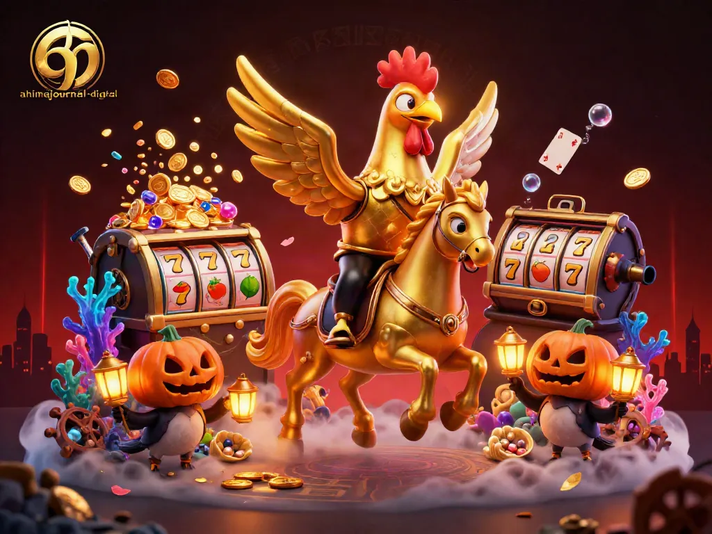 Experience winning strategies at ahimajournal-digital with golden rooster and magical casino elements.
