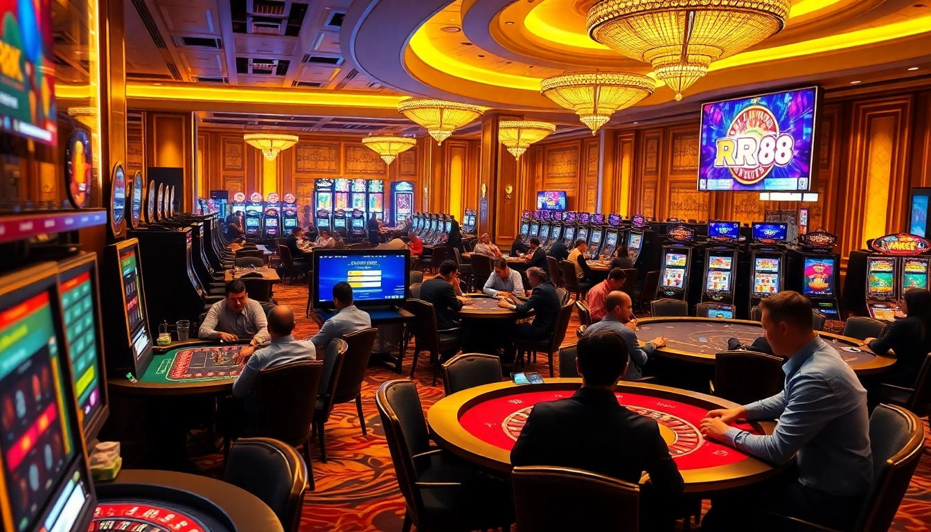 Engaging players at casino tables while promoting đăng ký RR88 for the best gaming experience.