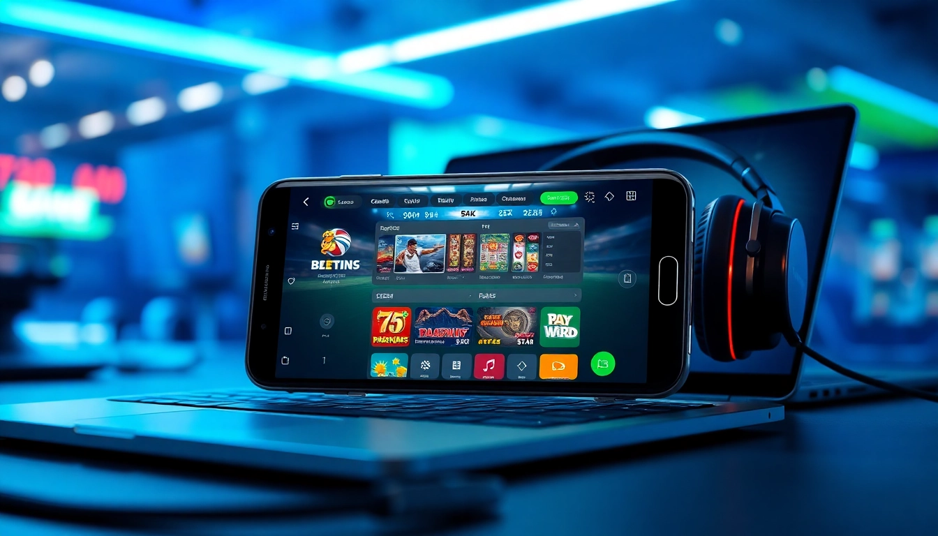 Engaging online betting interface displayed on an S8 smartphone, showcasing innovative gaming features.