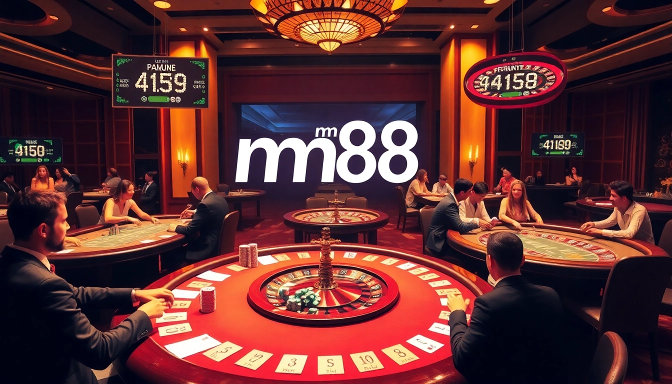 Experience high-stakes excitement at mm 88 with engaging casino table games and vibrant visuals.