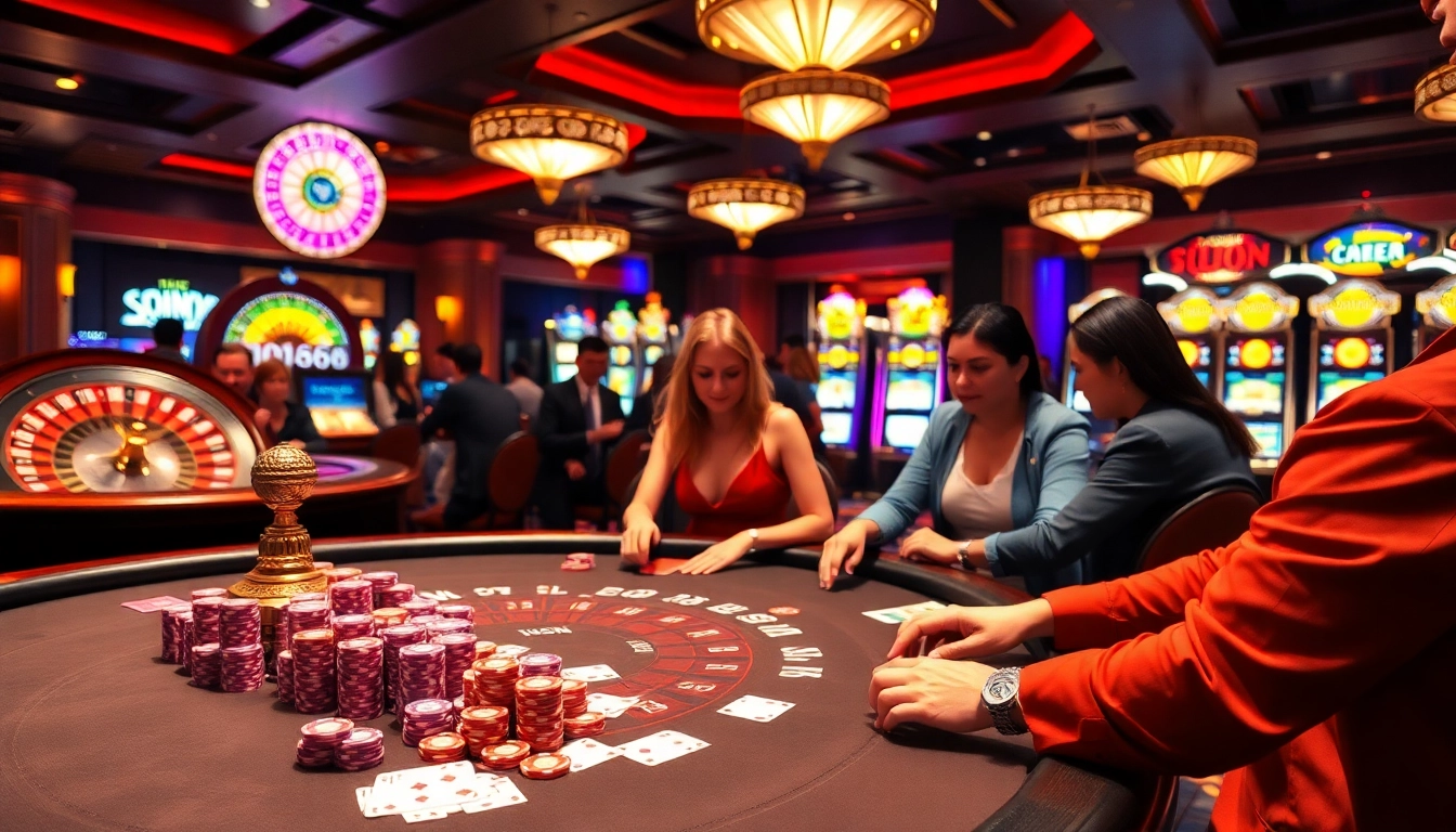 Experience thrilling gameplay at a casino featuring jl 55-themed blackjack and roulette excitement.