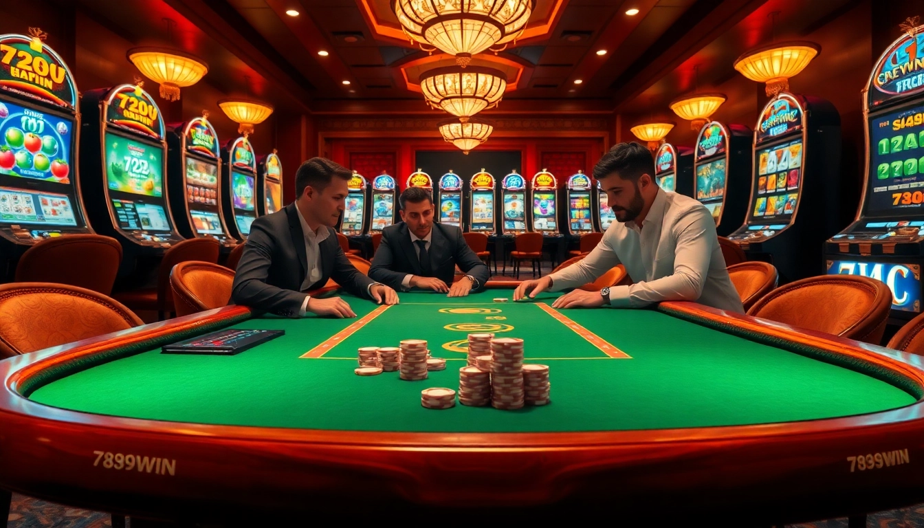 Experience the thrill at 789win casino with engaging poker games and vibrant slot machines.