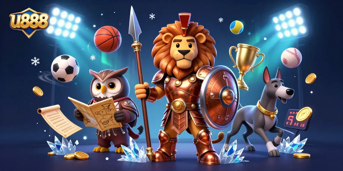 Experience the thrilling u888 gaming adventures with dynamic sports action and vibrant casino elements.