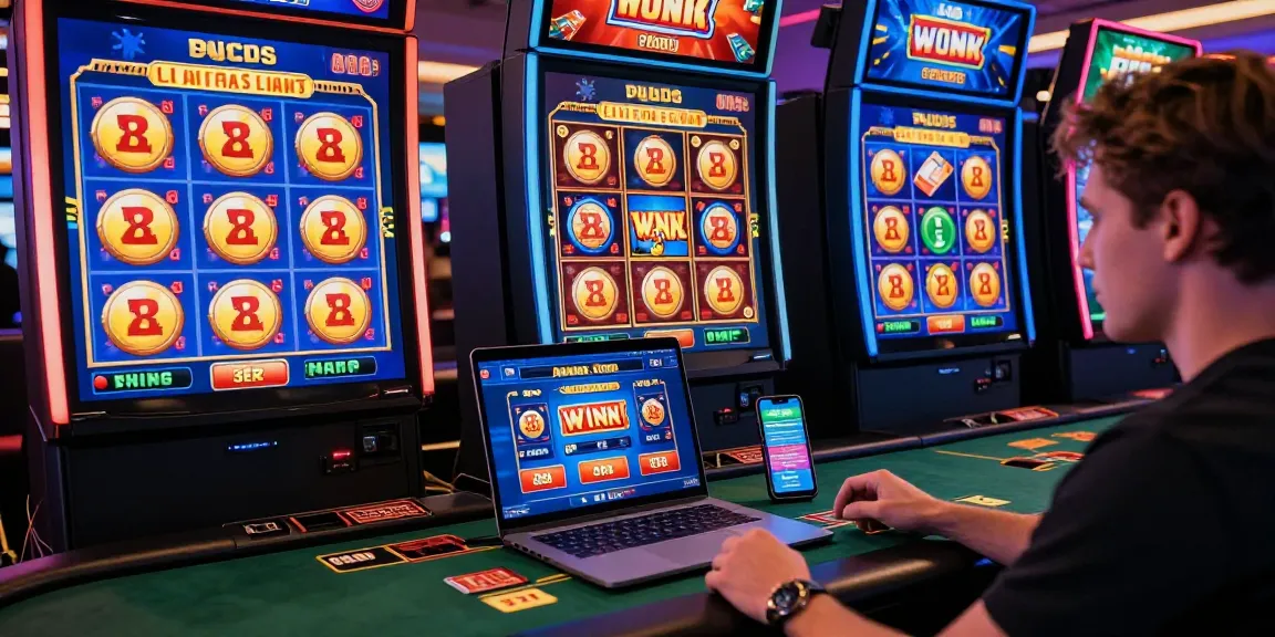 Exciting online casino gaming scene showing a player winning at credit card casinos at https://transact.org.uk, highlighting dynamic games and promotions.