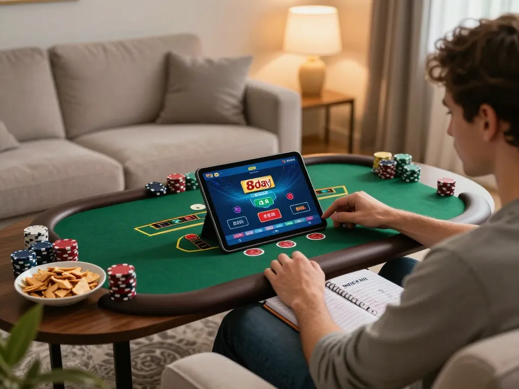 Experience engaging gameplay with 8day app for online casino action at home.