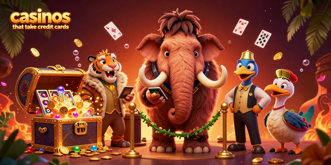 Experience the excitement of casinos that take credit cards with vibrant characters and dynamic betting elements.