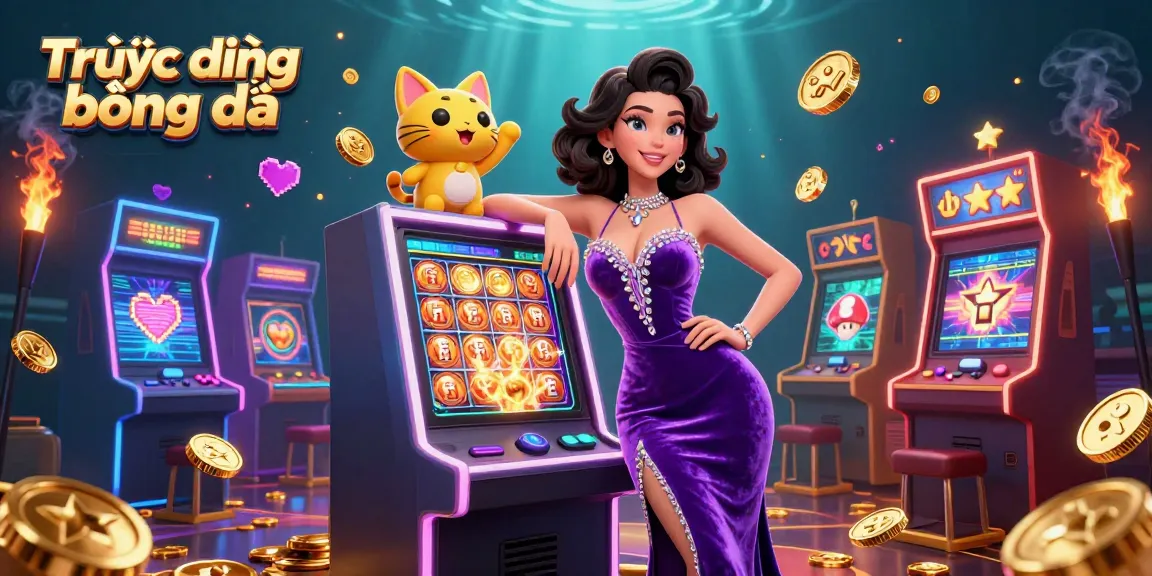 Experience Trực tiếp bóng đá excitement with vibrant 3D casino illustration showcasing jackpot wins and gaming thrills.